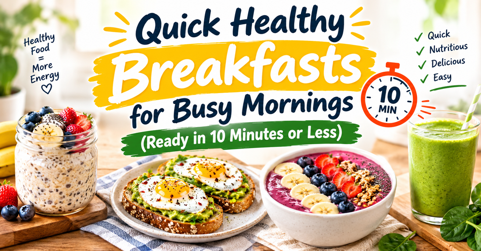 quick healthy breakfast ideas