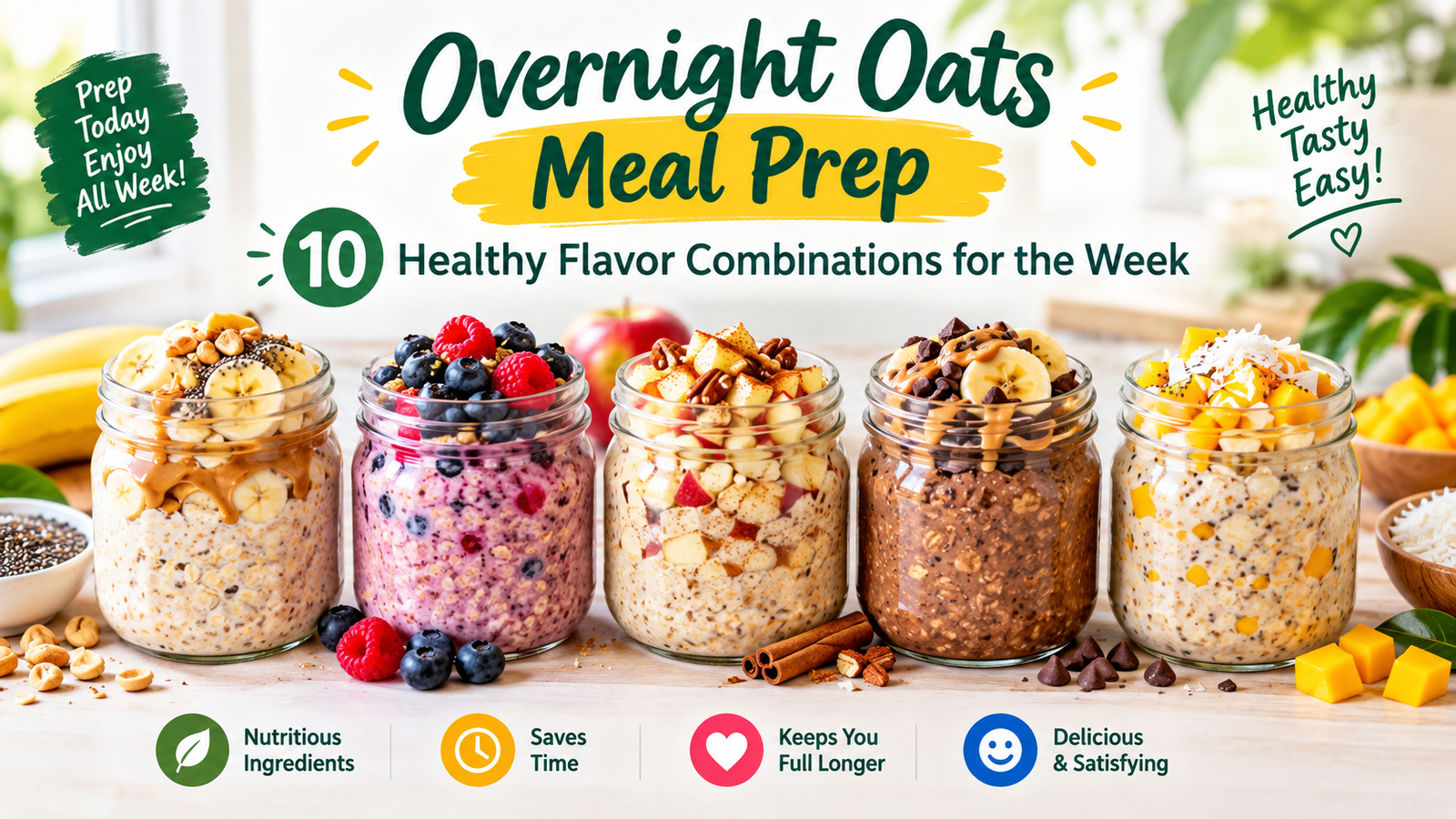 overnight oats meal prep